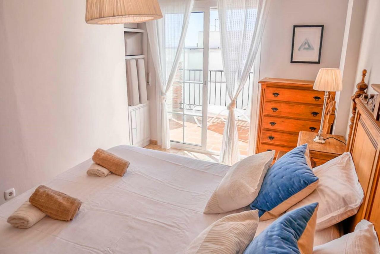 Beautiful Apartment Private Roof Terrace Nerja Esterno foto